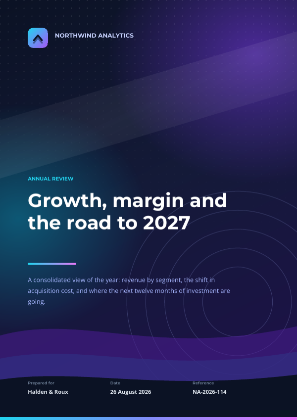 Cover Page PDF template preview