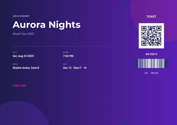 Event Ticket