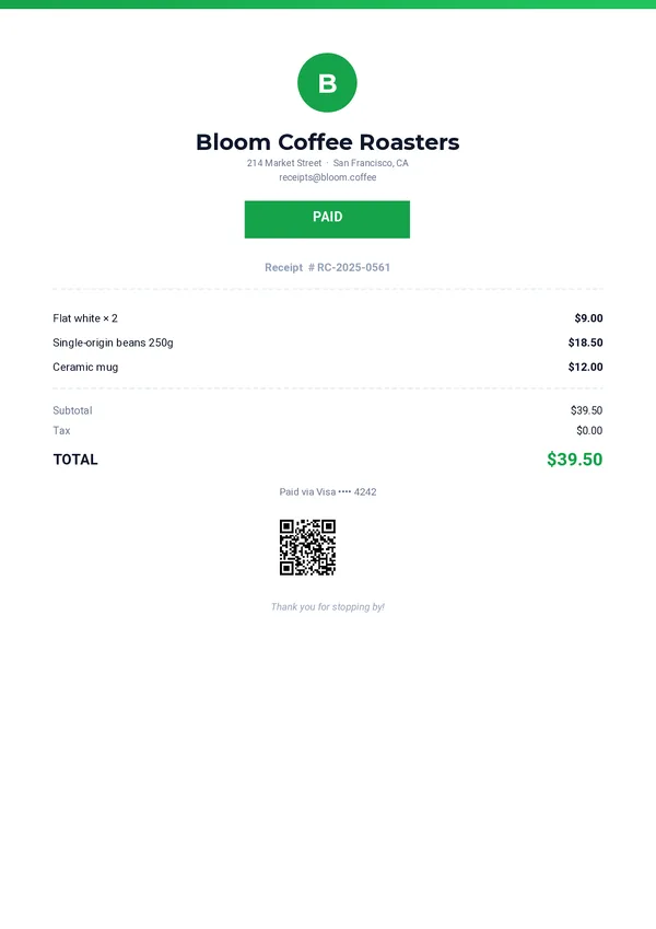 Receipt