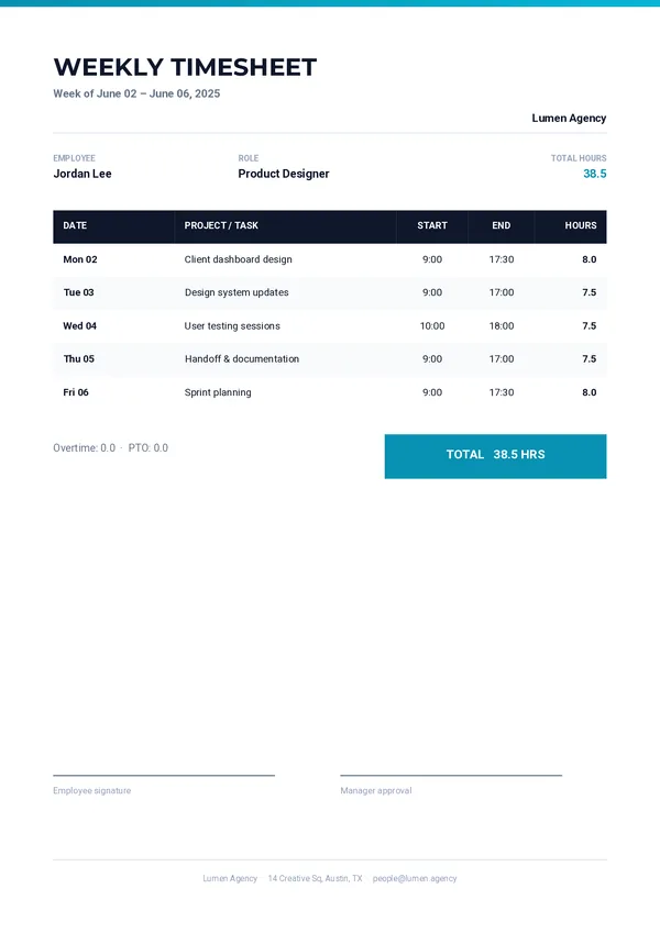 Timesheet